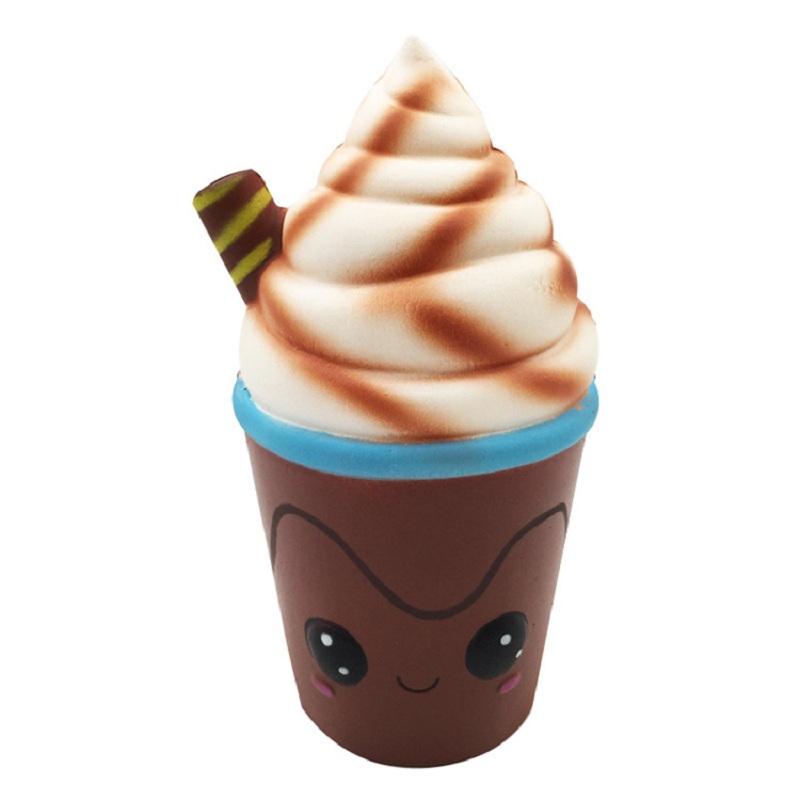 Food Or Snacks - Jumbo Chocolate Ice Cream Squishy Cream