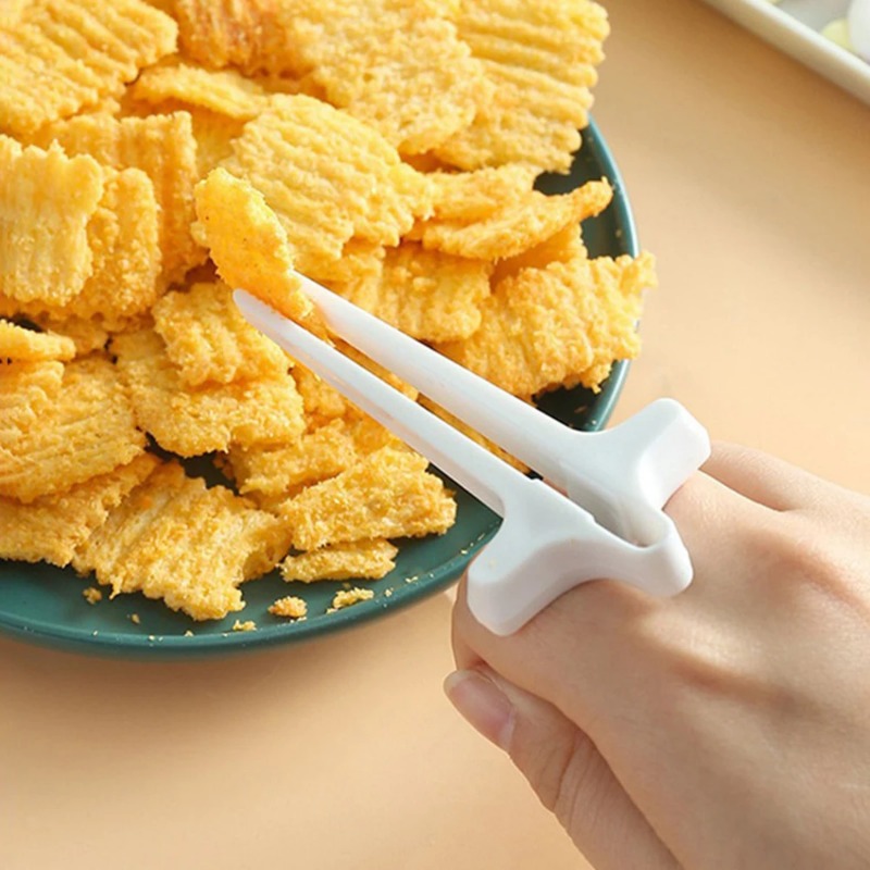 1PC Lazy Finger Food Clips Mul - đánh giá và giá Snacks Food Video
