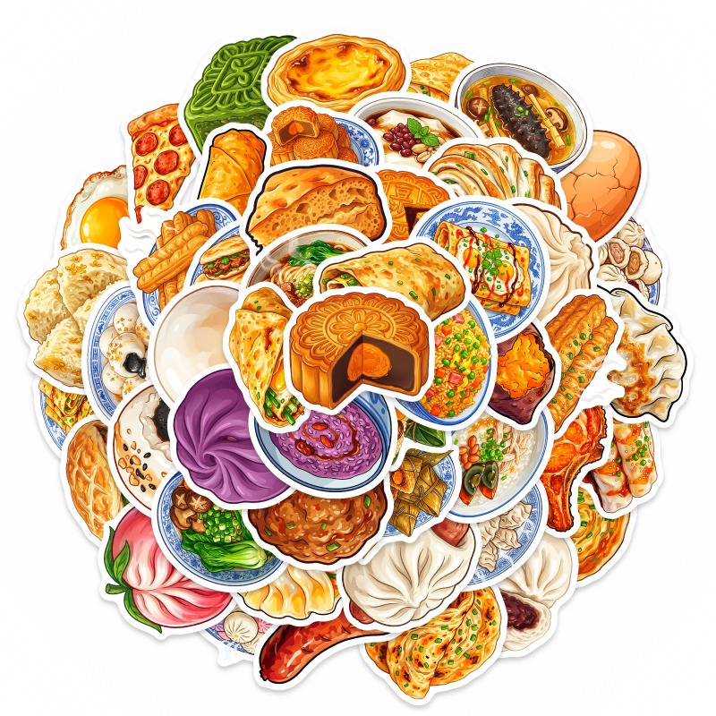 50pcs Chinese Food Diary, Non- - đánh giá và giá Food Or Snacks