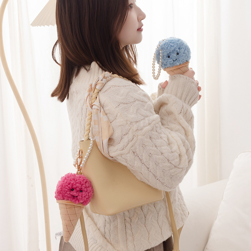 Cute Cartoon Ice cream Plush T - đánh giá và giá Food Snacks Gifts