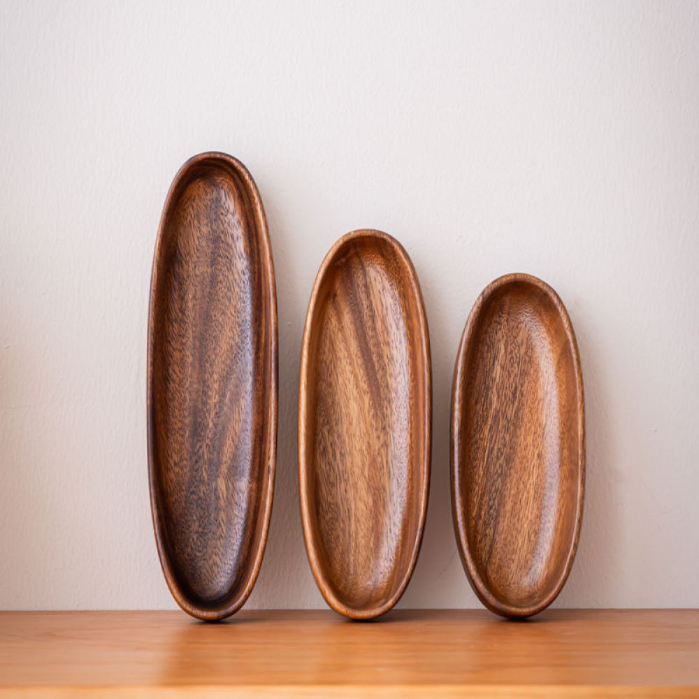 Elegant Walnut Wood Snack Tray - đánh giá và giá Food Snacks Gifts