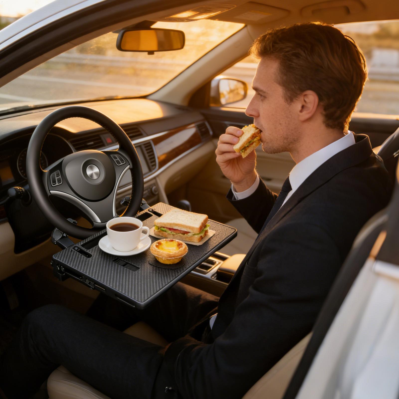 Steering Wheel Tray Table Mult - đánh giá và giá Snacks Food Video