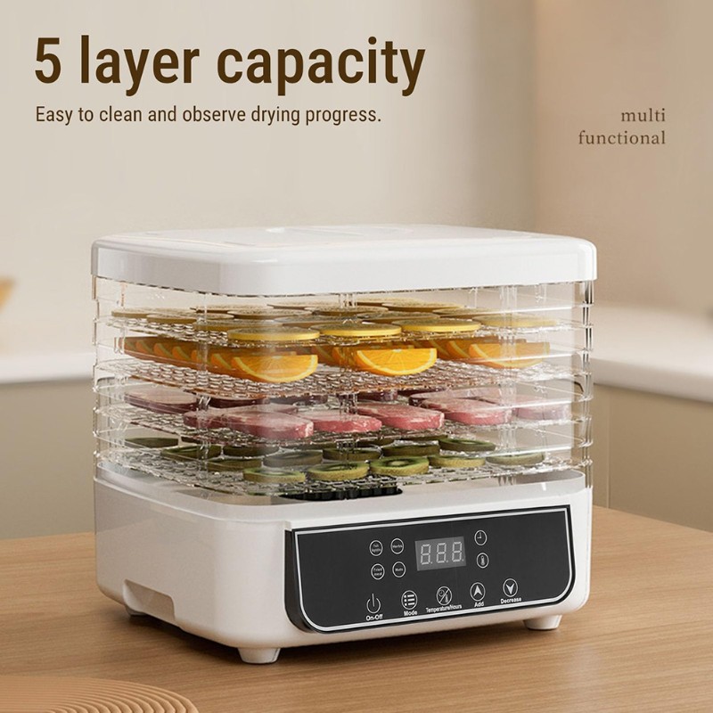 Food Dehydrator 5-Tier Electri - đánh giá và giá Food Dehydrator Snacks