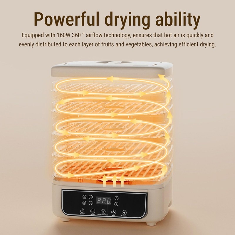 Food Dehydrator 5-Tier Electri - đánh giá và giá Food Dehydrator Snacks