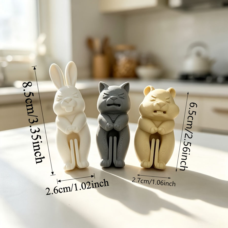 3D Animal Snack Bag Clips 1/5  - đánh giá và giá Food Snacks Gifts