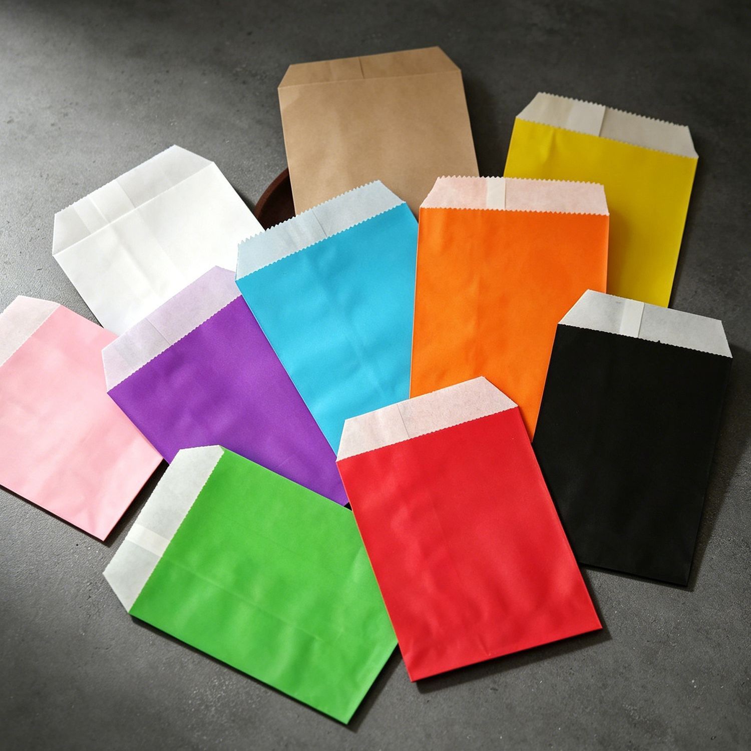 50/100pcs color Gift Kraft Pap - đánh giá và giá Food Snacks Gifts